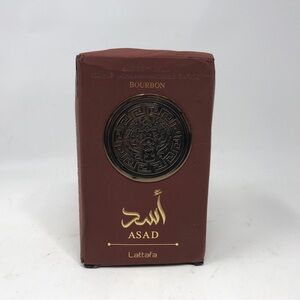 Lattafa Asad Bourbon Eau De Parfum Spray 100 ml / 3.4 fl Oz - Open Box